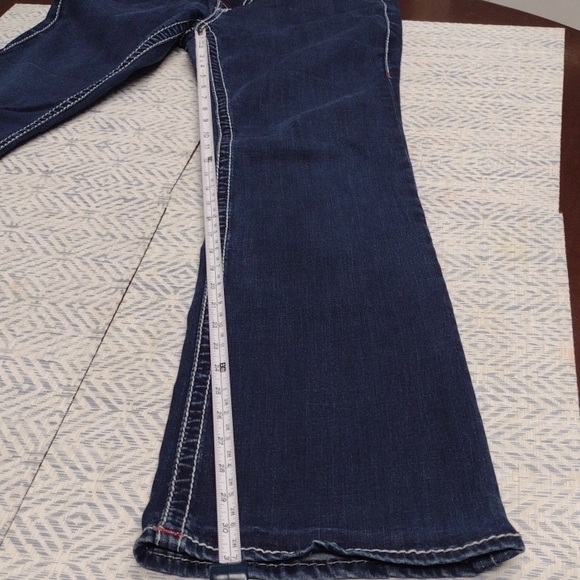 True Religion Dark Blue Boot Cut Jeans - Picture 11 of 15